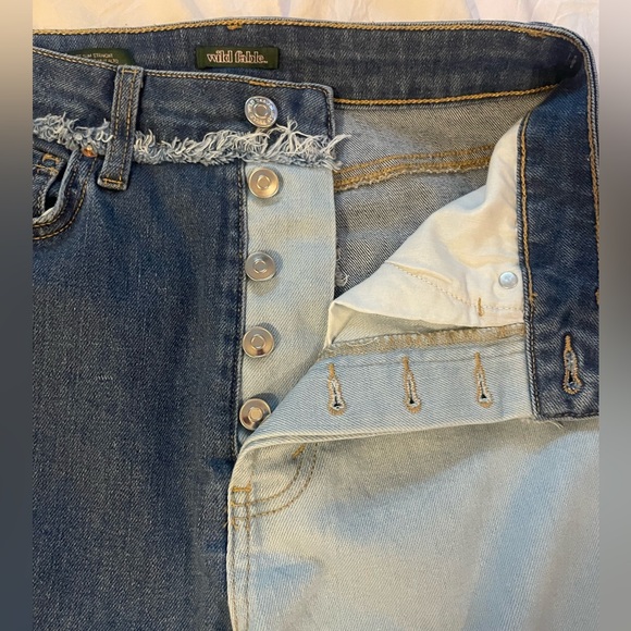 Patchwork Jeans Slightly Flare with Fringe - Picture 4 of 8